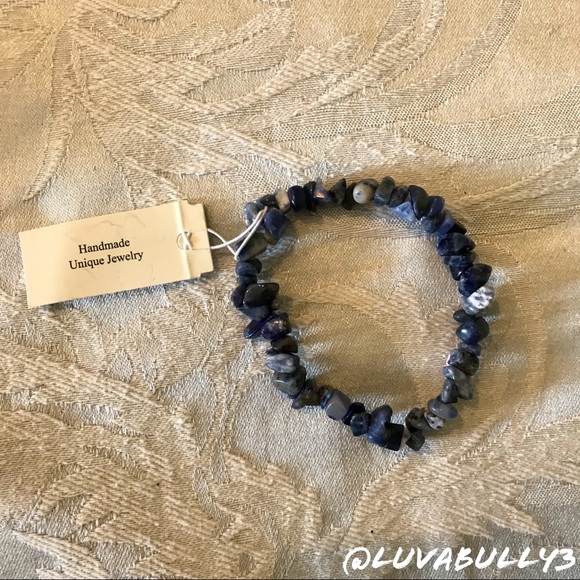 NWT Trades Sodalite Stretch Bracelet - Picture 4 of 6